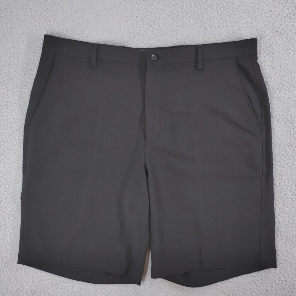 FootJoy Golf Shorts Mens 40 Black Flat Front Stretch Regular Fit Performance